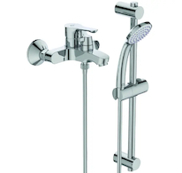 Ideal Standard Alpha - Sprchový set s vanovou baterií, chrom BC656AA