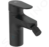 Ideal Standard ALU+ - Bidetová baterie s výpustí Click-Clack, BlueStart, hedvábná černá BE132XG
