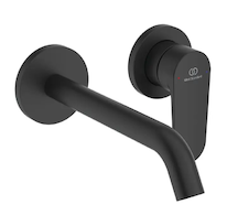 Ideal Standard Cerafine Nuovo - Umyvadlová baterie pod omítku, 2-otvorová instalace, hedvábná černá BD776XG