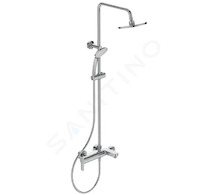 Ideal Standard Cerafine O - Sprchový set s vanovou baterií, průměr 20 cm, 1 proud, chrom BC525AA
