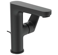 Ideal Standard Cerafine O - Umyvadlová baterie s výpustí, černá BC703XG