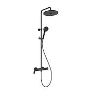 Ideal Standard CeraFlow T25+ - Sprchový set s baterií, průměr 26 cm, 2 proudy, matná černá A8484XG
