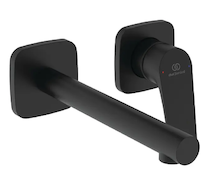 Ideal Standard Ceralife C - Umyvadlová baterie pod omítku, 2-otvorová instalace, hedvábná černá BE057XG