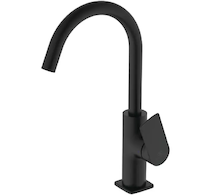 Ideal Standard Ceralife C - Umyvadlová baterie s otočným výtokem a výpustí Click-Clack, hedvábná černá BE054XG