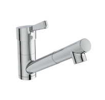 Ideal Standard Ceralife - Dřezová baterie s výsuvnou koncovkou, BlueStart, chrom BE249AA