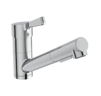 Ideal Standard Ceralife - Dřezová baterie s výsuvnou sprškou, BlueStart, chrom BE245AA