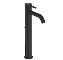 Ideal Standard Ceraline Nuovo - Umyvadlová baterie s výpustí, BlueStart, hedvábná černá BD763XG