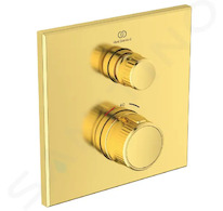 Ideal Standard CeraTherm Navigo - Termostatická sprchová baterie pod omítku, Brushed Gold A7301A2