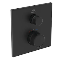 Ideal Standard CeraTherm Navigo - Termostatická sprchová baterie pod omítku, hedvábná černá A7301XG