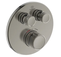 Ideal Standard CeraTherm Navigo - Termostatická sprchová baterie pod omítku pro 2 spotřebiče, Silver Storm A7296GN