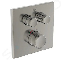 Ideal Standard CeraTherm Navigo - Termostatická sprchová baterie pod omítku pro 2 spotřebiče, Silver Storm A7302GN