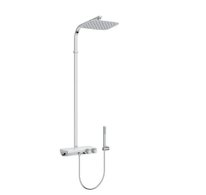 Ideal Standard Ceratherm S200 - Sprchový set s termostatem, 30x20 cm, 3 proudy, chrom A7332AA