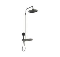 Ideal Standard Ceratherm Solos - Sprchový set s termostatem, průměr 33 cm, 3 proudy, s LED osvětlením, Magnetic Grey A7883A5