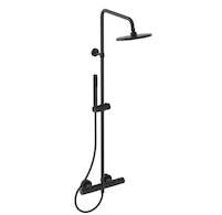 Ideal Standard CeraTherm - Sprchový set s termostatem, průměr 20 cm, hedvábná černá A7586XG