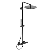 Ideal Standard CeraTherm - Sprchový set s termostatem, průměr 30 cm, hedvábná černá A7589XG