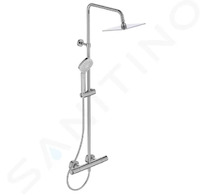 Ideal Standard CeraTherm - Sprchový set T100 s termostatem, 20 cm, 3 proudy, chrom A7240AA