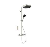 Ideal Standard Ceratherm T125+ - Sprchový set s termostatem, průměr 30 cm, 3 proudy, Silver Storm A7689GN