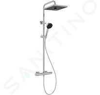 Ideal Standard Ceratherm T25+ - Sprchový set s termostatem, 26x26 cm, 2 proudy, chrom A8498AA