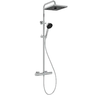 Ideal Standard Ceratherm T25+ - Sprchový set s termostatem, 26x26 cm, 2 proudy, chrom A8498AA