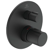 Ideal Standard CeraTherm - Termostatická sprchová baterie pod omítku, černá A5813XG