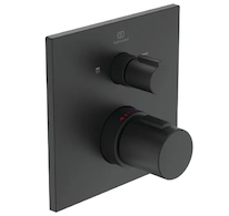 Ideal Standard CeraTherm - Termostatická vanová baterie pod omítku, černá A7522XG