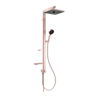 Ideal Standard CeraTwist ALU+ - Sprchový set bez baterie, 26x26 cm, 2 proudy, rosé BE213RO