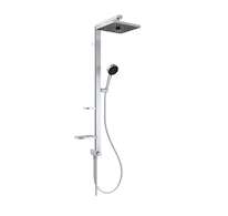 Ideal Standard CeraTwist ALU+ - Sprchový set bez baterie, 26x26 cm, 2 proudy, stříbrná BE213SI