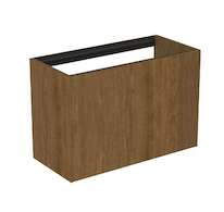 Ideal Standard Conca - Umyvadlová skříňka, 80x54x37 cm, 2 zásuvky, tmavý ořech T3994Y5