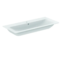 Ideal Standard Connect Air - Nábytkové umyvadlo 104x46x16 cm, s přepadem, otvor pro baterii, s Ideal Plus, bílá E0274MA