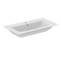 Ideal Standard Connect Air - Umyvadlo nábytkové 84x46x17 cm, s přepadem, otvor pro baterii, bílá E027901