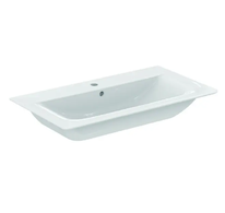 Ideal Standard Connect Air - Umyvadlo nábytkové 84x46x17 cm, s přepadem, otvor pro baterii, s Ideal Plus, bílá E0279MA