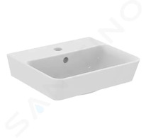 Ideal Standard Connect Air - Umývátko Cube, 40x35x16 cm, s 1 otvorem pro baterii, bílá E030701