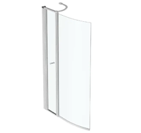 Ideal Standard Connect Air - Vanová zástěna 89x142 cm, stříbrná/čiré sklo E1137EO