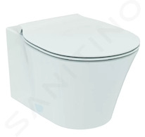 Ideal Standard Connect Air - Závěsné WC se sedátkem SoftClose, AquaBlade, bílá E008701