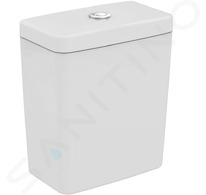 Ideal Standard Connect - Splachovací nadrž Cube, spodní napouštění, Dual Flush, bílá E797001