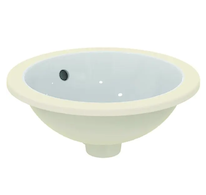 Ideal Standard Connect - Umyvadlo pod desku, průměr 38 cm, s přepadem, bílá E505201