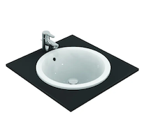 Ideal Standard Connect - Umyvadlo zápustné, průměr 48 cm, s přepadem, bílá E505301