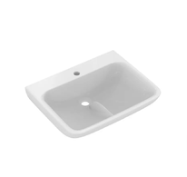 Ideal Standard Contour 21+ - Umyvadlo 60x48 cm, bez přepadu, otvor pro baterii, SmartGuard+, bílá E1604HY