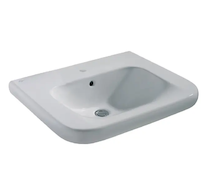 Ideal Standard Contour 21 - Umyvadlo bezbariérové, 60x18x56 cm, s přepadem, otvor pro baterii, bílá S238901