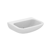 Ideal Standard Contour 21+ - Umývátko 50x40 cm, bez přepadu, bez otvoru pro baterii, SmartGuard+, bílá E2327HY