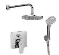 Ideal Standard Esla - Sprchový set s baterií pod omítku, s tělesem, průměr 20 cm, chrom bd577AA