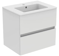 Ideal Standard Eurovit - Skříňka s umyvadlem, 55x60x44 cm, 2 zásuvky, lesklá bílá R0572WG