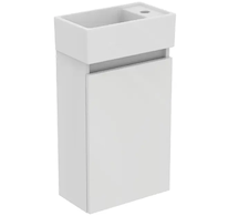 Ideal Standard Eurovit+ - Skříňka s umývátkem, 55x35x20 cm, 1 dvířka, lesklá bílá R0569WG