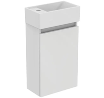 Ideal Standard Eurovit+ - Skříňka s umývátkem, 55x35x20 cm, 1 dvířka, lesklá bílá R0570WG