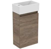 Ideal Standard Eurovit+ - Skříňka s umývátkem, 55x35x20 cm, 1 dvířka, ořech R0570Y9