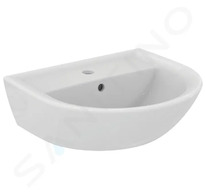 Ideal Standard Eurovit - Umyvadlo 50x44 cm, s přepadem, otvor pro baterii, bílá W332801