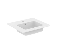 Ideal Standard Eurovit - Umyvadlo 51x45 cm, s přepadem, s otvorem na baterii, bílá E109901