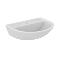 Ideal Standard Eurovit - Umyvadlo 60x47 cm, bez přepadu, otvor pro baterii, bílá W332501