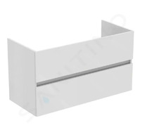 Ideal Standard Eurovit - Umyvadlová skříňka, 55x100x44 cm, 2 zásuvky, lesklá bílá R0265WG