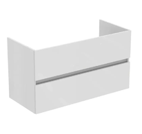 Ideal Standard Eurovit+ - Umyvadlová skříňka, 55x100x44 cm, 2 zásuvky, lesklá bílá R0265WG